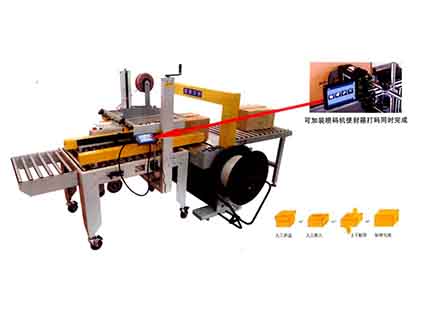 无人化自动打包封箱打包流水线